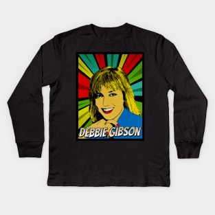 Debbie Gibson Pop Art Design // Fan Art Kids Long Sleeve T-Shirt